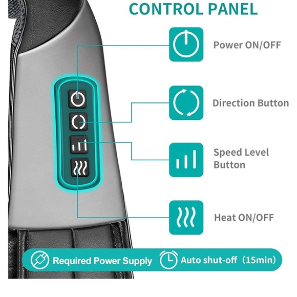 Shiatsu Neck and Back Massager - Picture 9 of 12